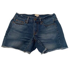 J.Crew Denim  Raw Hem Jean Shorts Sz 24